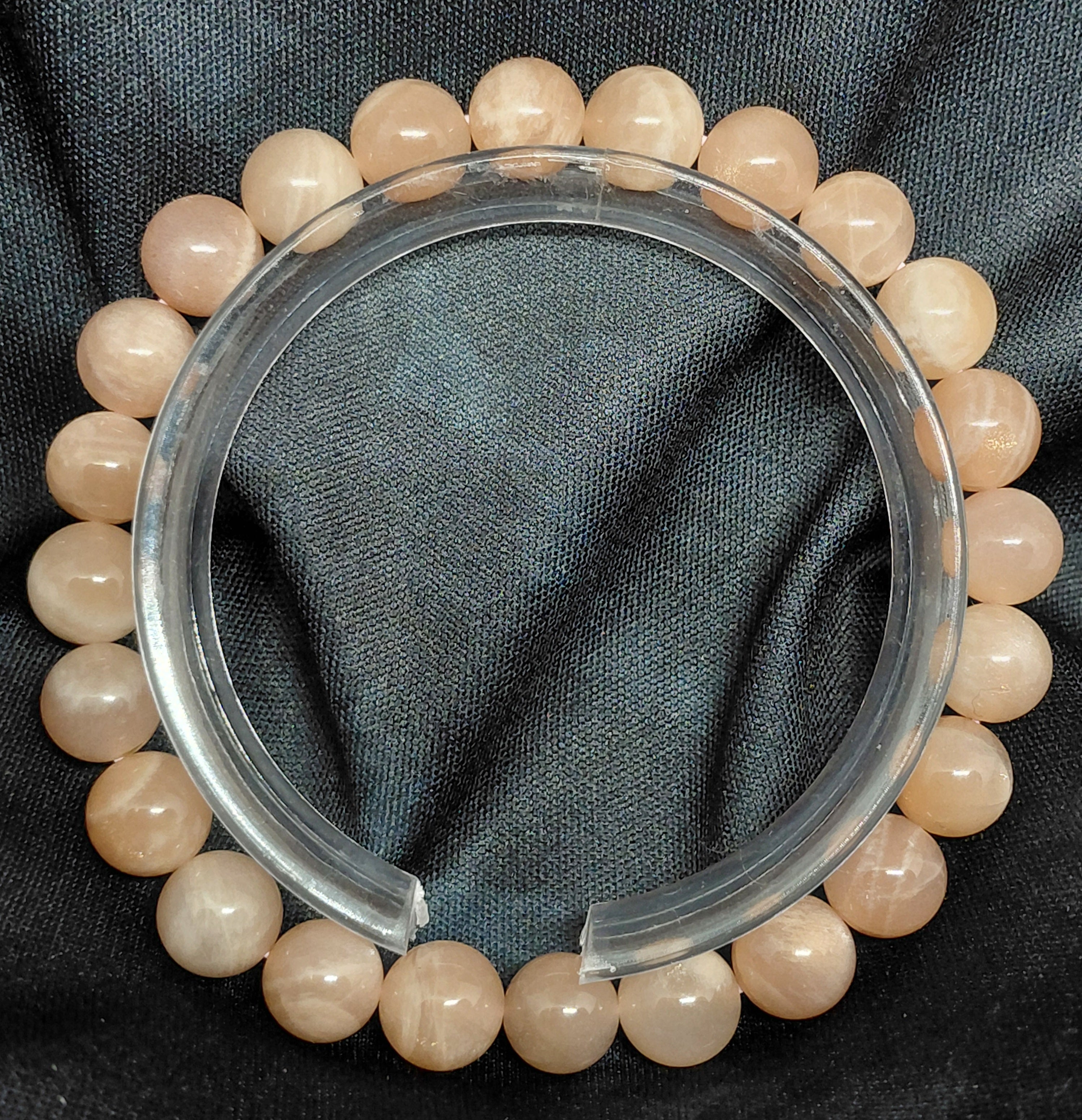 Peach Moonstone Bracelet