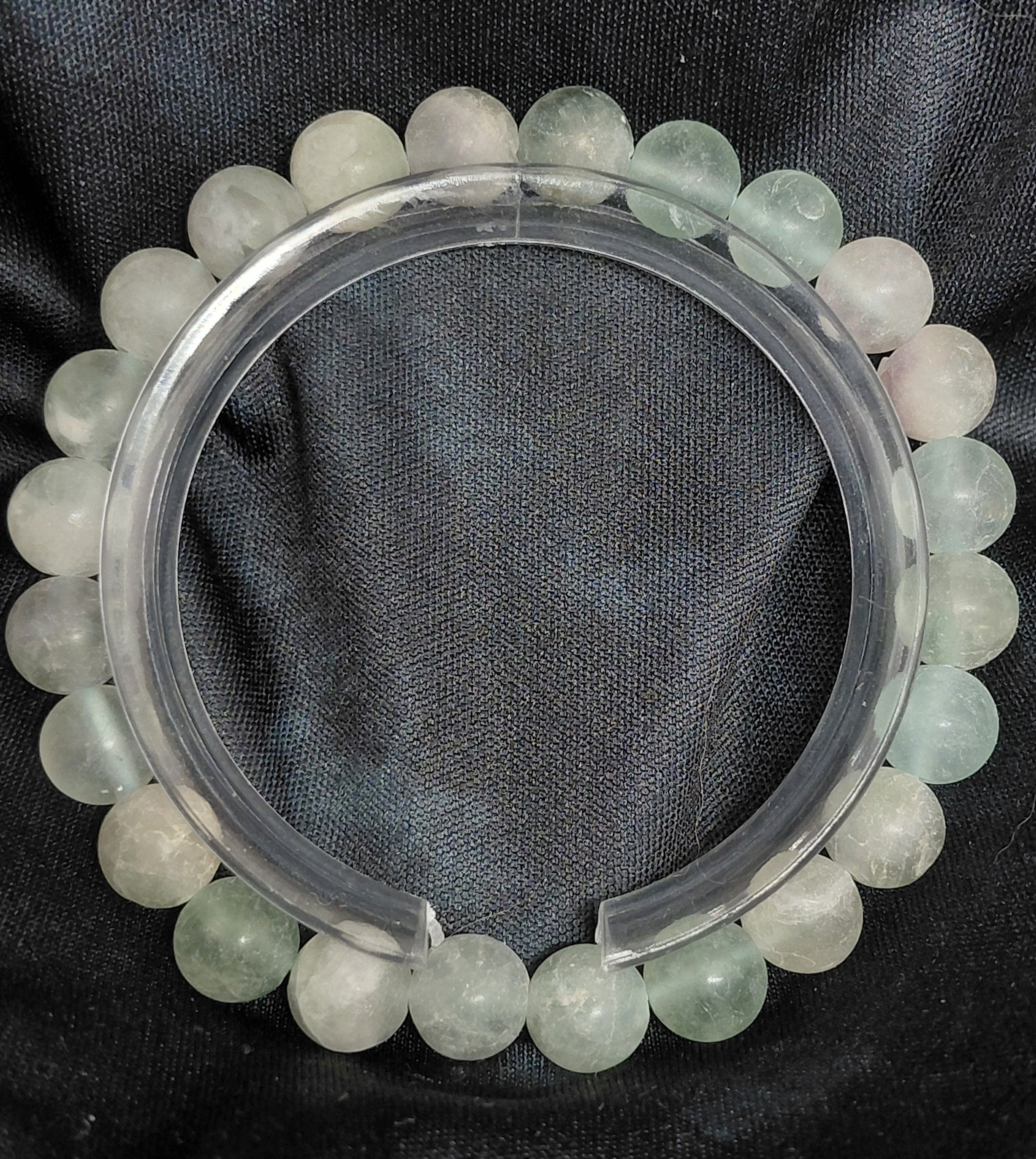 Matte Rainbow Fluorite Bracelet